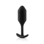 b-Vibe Snug Plug 2 Medium Weighted Butt Plug - Black