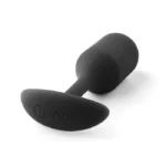 b-Vibe Snug Plug 2 Medium Weighted Butt Plug - Black