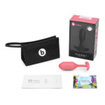 b-Vibe Snug Plug 2 Medium Weighted Butt Plug - Coral