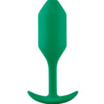 b-Vibe Snug Plug 2 Medium Weighted Butt Plug - Green