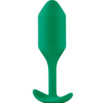 b-Vibe Snug Plug 2 Medium Weighted Butt Plug - Green