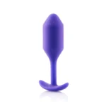 b-Vibe Snug Plug 2 Medium Weighted Butt Plug - Purple