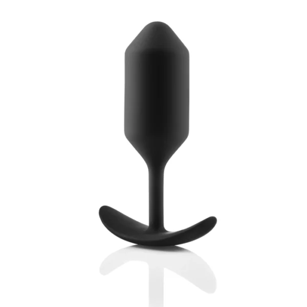 b-Vibe Snug Plug 3 Large Weighted Butt Plug - Black