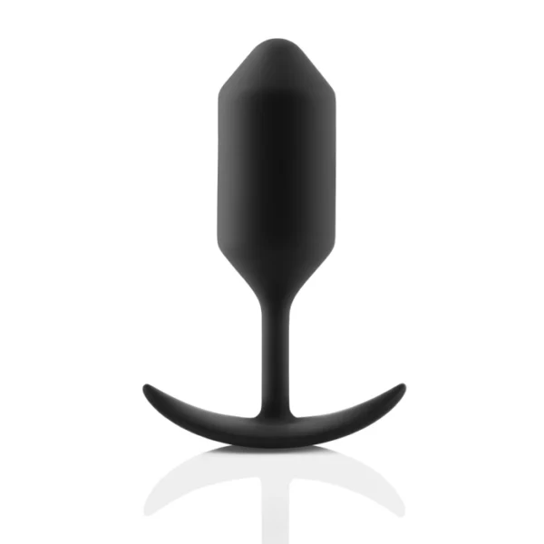 b-Vibe Snug Plug 3 Large Weighted Butt Plug - Black
