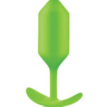 b-Vibe Snug Plug 3 Large Weighted Butt Plug - Lime