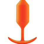 b-Vibe Snug Plug 3 Large Weighted Butt Plug - Orange