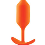 b-Vibe Snug Plug 3 Large Weighted Butt Plug - Orange