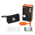 b-Vibe Snug Plug 3 Large Weighted Butt Plug - Orange