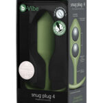 b-Vibe Snug Plug 4 XL Weighted Butt Plug - Army