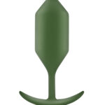 b-Vibe Snug Plug 4 XL Weighted Butt Plug - Army