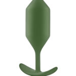 b-Vibe Snug Plug 4 XL Weighted Butt Plug - Army