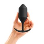 b-Vibe Snug Plug 4 XL Weighted Butt Plug - Black