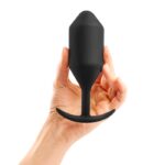b-Vibe Snug Plug 5 XXL Weighted Butt Plug - Black