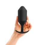 b-Vibe Snug Plug 6 XXXL Weighted Butt Plug - Black