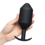 b-Vibe Snug Plug 7 XXXXL Weighted Butt Plug - Black
