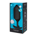 b-Vibe Snug Plug 7 XXXXL Weighted Butt Plug - Black