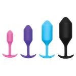 b-Vibe Snug Plug Weighted Butt Plug Group