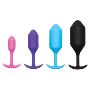 b-Vibe Snug Plug Weighted Butt Plug Group