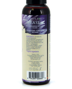Intimate Earth Ease Relaxing Anal Silicone Glide
