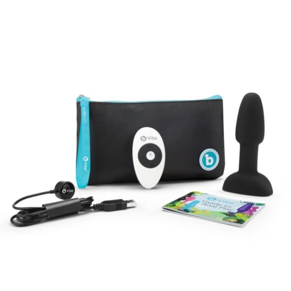 b-vibe Rimming Anal Plug Petite - Black