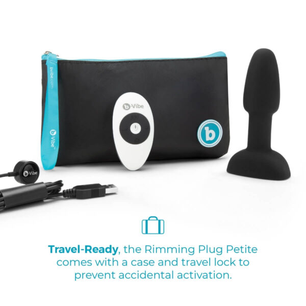 b-vibe Rimming Anal Plug Petite - Black