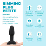 b-vibe Rimming Anal Plug Petite - Black