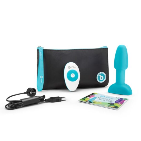 b-vibe Rimming Anal Plug Petite - Teal