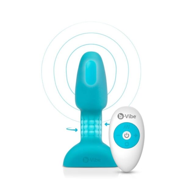 b-vibe Rimming Anal Plug Petite - Teal