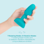 b-vibe Rimming Anal Plug Petite - Teal