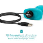 b-vibe Rimming Anal Plug Petite - Teal