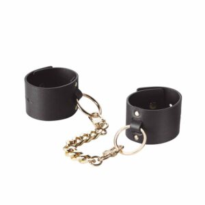 Bijoux Indiscrets Maze Wide Cuffs - Black