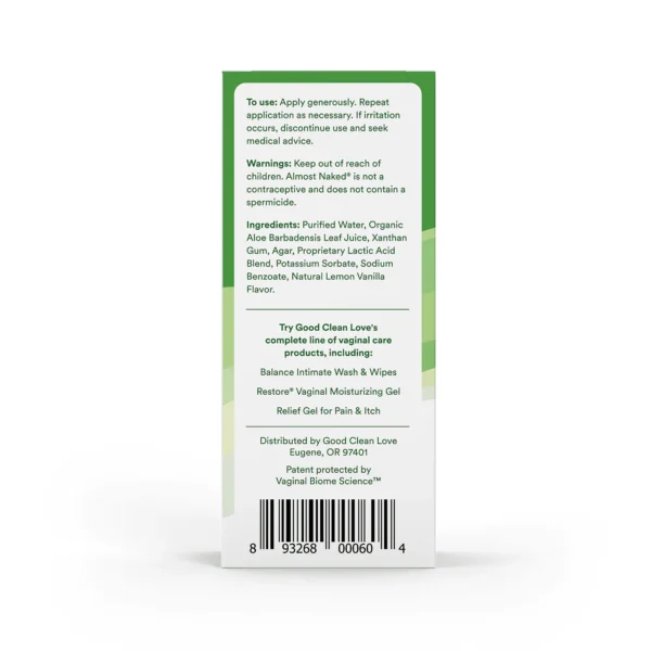 Good Clean Love BioNude® Ultra Sensitive Water-Based Lubricant - 3oz