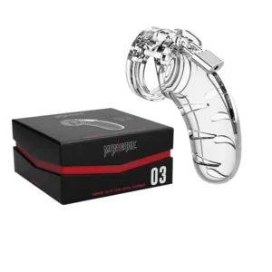 Shots America ManCage Model 03 4.5inch Cock Cage Clear