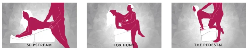 Liberator Flip Ramp Sex Pillow Positions to Try-2- Slipstream, Fox Hunt, The Pedestal