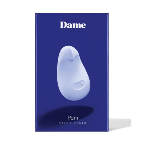 Dame | Pom Palm Vibe Flexible Clitoral Vibrator - Ice