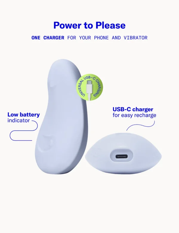 Dame | Pom Palm Vibe Flexible Clitoral Vibrator - Ice