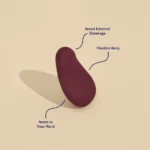 Dame | Pom Palm Vibe Flexible Clitoral Vibrator - Plum