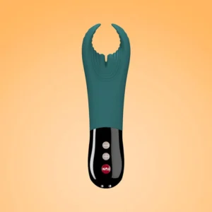 Fun Factory Manta Vibrating Penis Stroker - Deep Sea Blue