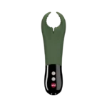 Fun Factory Manta Vibrating Penis Stroker - Moss Green