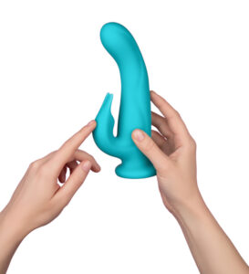 Femme Funn Pirouette Suction-Base Rotating Rabbit Vibrator Turquoise