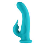 Femme Funn Pirouette Suction-Base Rotating Rabbit Vibrator Turquoise