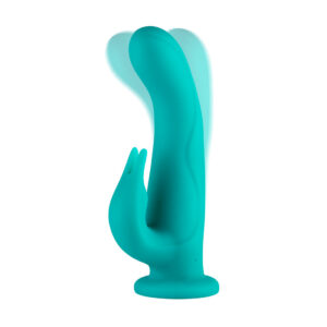 Femme Funn Pirouette Suction-Base Rotating Rabbit Vibrator Turquoise