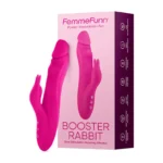 FemmeFunn | Booster Rabbit Sex Toy Rotating Rabbit Vibrator - Pink