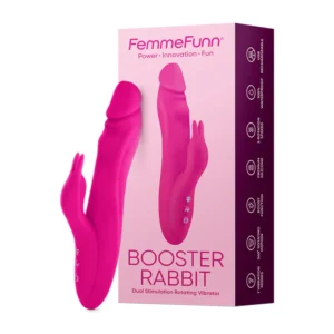 FemmeFunn | Booster Rabbit Sex Toy Rotating Rabbit Vibrator - Pink