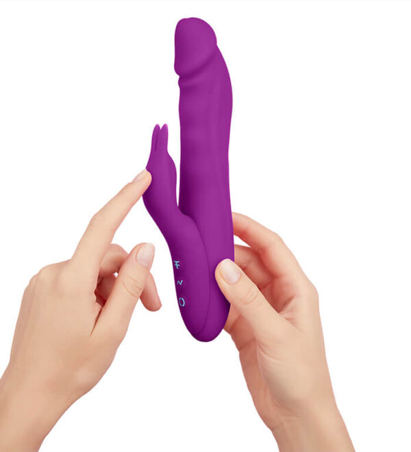 FemmeFunn | Booster Rabbit Sex Toy Rotating Rabbit Vibrator - Purple