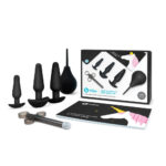 b-vibe Anal Training Kit & Education Set - Black