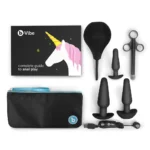 b-vibe Anal Training Kit & Education Set - Black