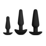b-vibe Anal Training Kit & Education Set - Black