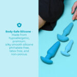b-vibe Anal Training Kit & Education Set - Teal