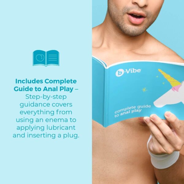 b-vibe Anal Training Kit & Education Set - Teal